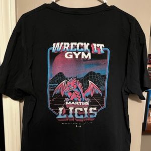 Barbell wreck it gym shirt